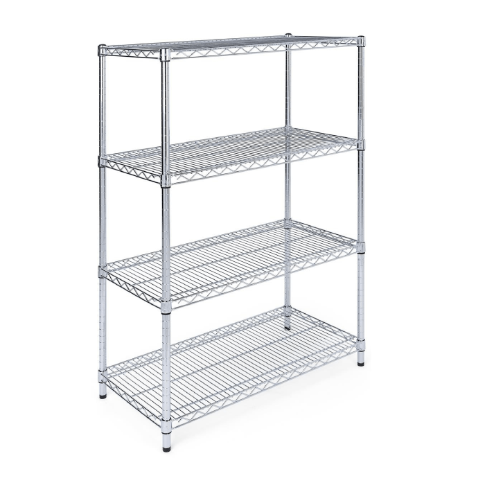 4 Layer wire Shelves Rack Manufacturer